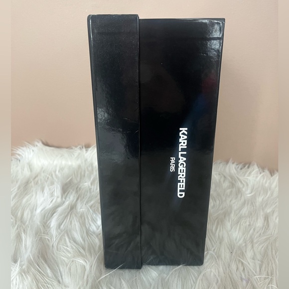 {Karl Lagerfeld} Double Zip Crossbody Camera Bag in Black/Grey - NWT - Picture 8 of 10